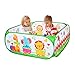 BEESTECH Toddler Ball Pit, Large Pop Up Animal Ball Pits, Play Tent for Babies Toddlers Boy Girls 1, 2, 3 Years Old, Indoor Outdoor Play(Balls Not Included)