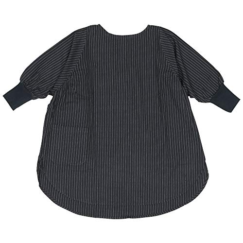 長袖 おしゃれ ゆったり カッポウギ ブリーズ ブラック l 90cm