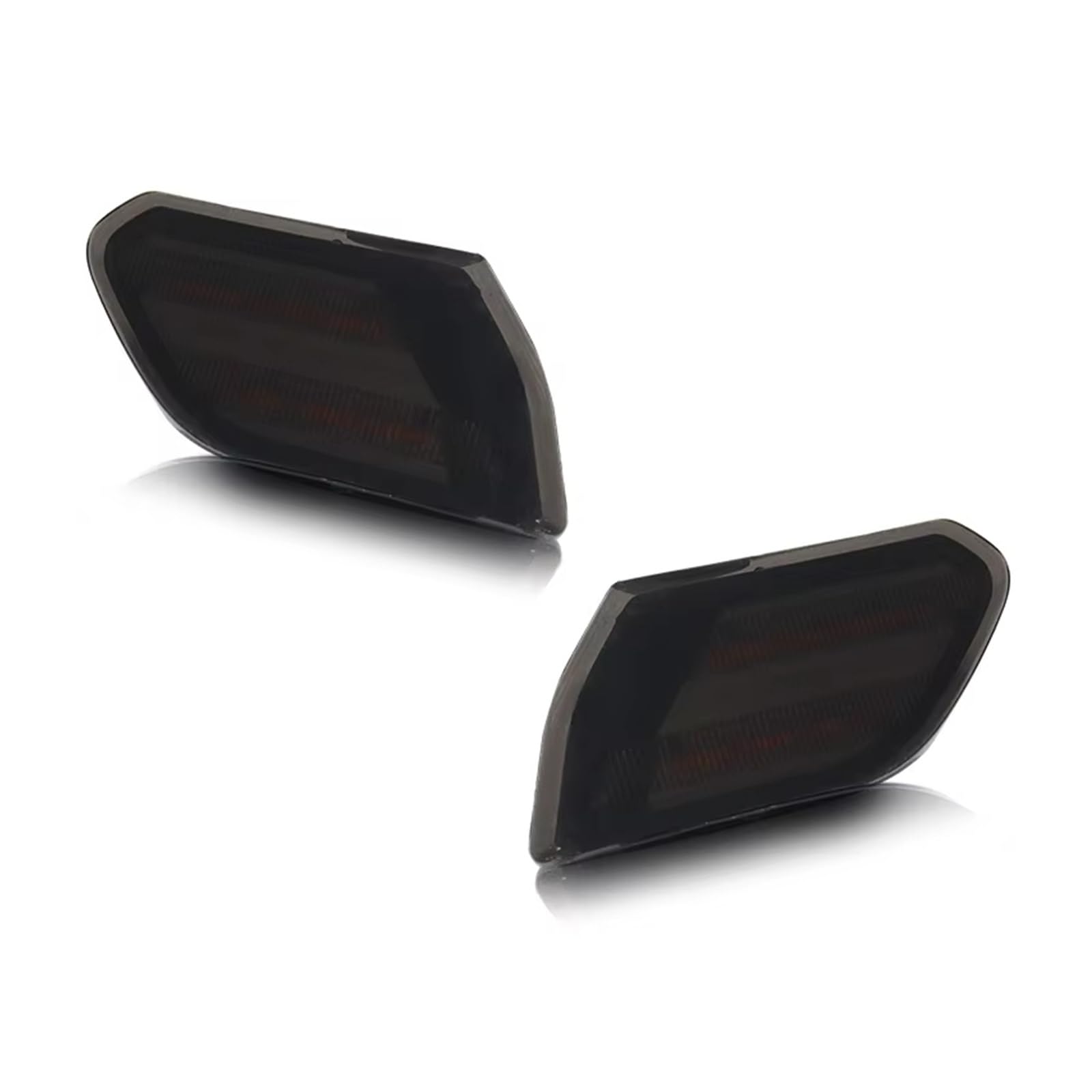 Intermitentes Coche Para Jeep Para Wrangler Para JL 2018-2025 Para Gladiator Para JT 2 Uds Luz LED Intermitente Parachoques Delantero Coche Ámbar(Smoked Lens)