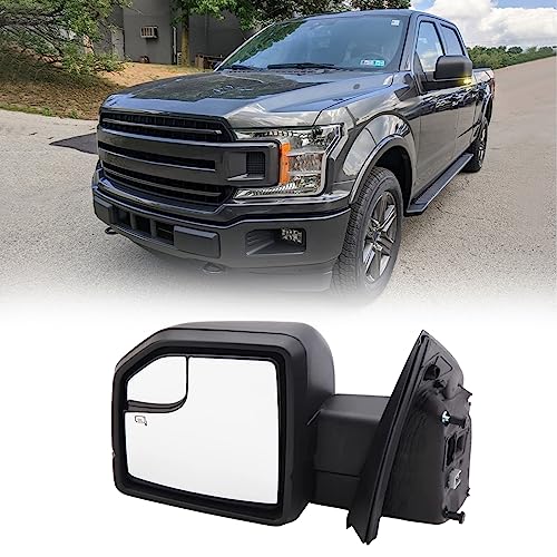 Rétroviseur Ford F-150 2015-2020 gauche chauffant avec clignotant et verre électrique noir
