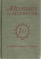 Adventures in algebra,: Second course, B0007F0T8Q Book Cover