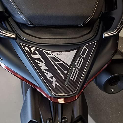 Resin Bike 3D Stickers Tail Protection Compatible with TMAX Yamaha 560 2022 Neutral Metal image 5