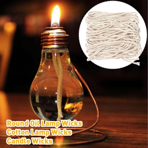 Mèches de rechange pour lampe à huile propre sans odeur ni fumée noire