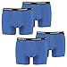Produktbild HEAD 4 er Pack Herren Boxer Boxershorts Basic Pant Unterwäsche, Farbe:021 - Blue/Black, Bekleidungsgröße:S