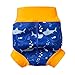 Splash About Happy Nappy Swim Diaper Shark Orange, 12-24 Months