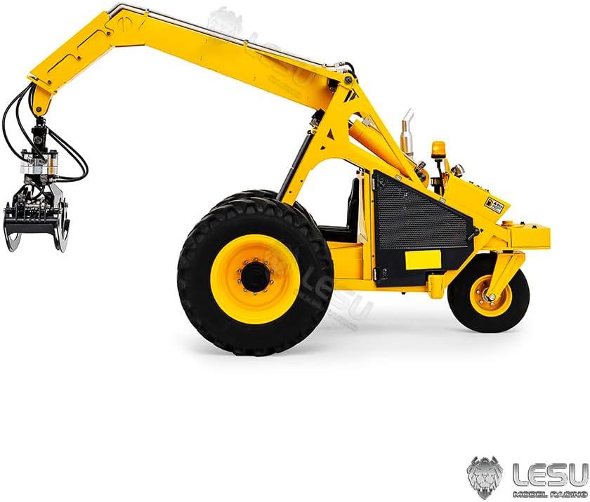 TOUCAN RC HOBBY 1/14 LESU AOUE 225A RC Hydraulic Log Loader Remote Control Sugarcane Loader Grabber 4CH Valve Wheeled RTR Model Battery Radio