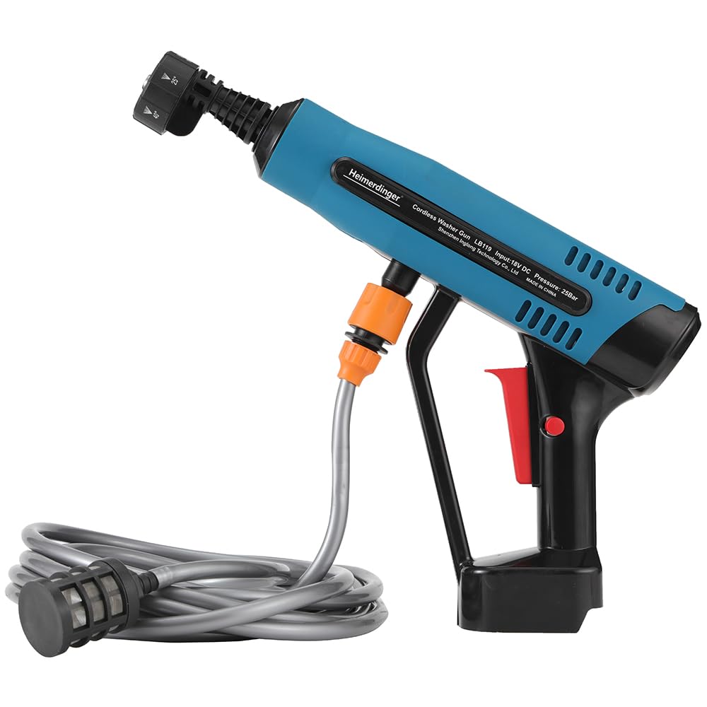Bezprzewodowa myjka wysokociśnieniowa kompatybilna z akumulatorem Makita 18 V (brak w zestawie), ręczny środek czyszczący 700PSI z dyszą 6 w 1, przenośna myjka elektryczna do samochodu, ogrodu
