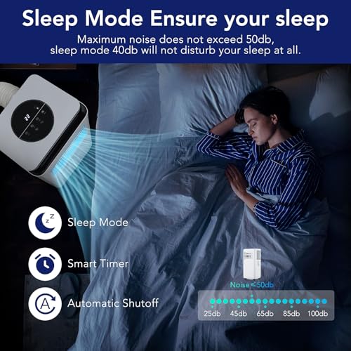 Image of Garvee 10000 BTU Portable Air Conditioners with Remote Control, 3 in-1 Free Standing Cooling AC Unit with Dehumidifier Fan Function, Cools Room up 450 Sq. Ft, Auto Swing, Sleep Mode, 24H Timer