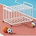 Multi Ball Storage Cart with Wheels for Sports Equipment Organization