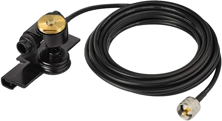 Bingfu Antenne Radio CB Voiture 27MHz Base Magnétique Connecteur Mâle