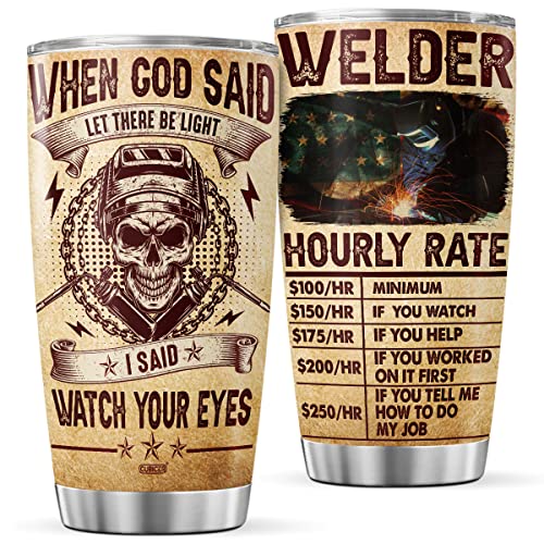 CUBICER Welders Insulated Mug Cup Coffee Tumblers Welder