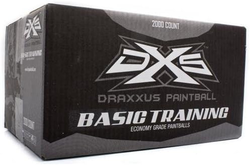 Draxxus Basic Training Paintballs 2000 Rounds One Case