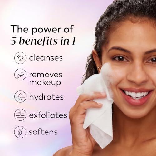 Olay Super Daily Facial Cleansing Cloths, Lathering Face Cleansing Wipes for Daily Cleanser, Single-Use Disposable Cloths (Do Not Flush), 99 Count - image 2