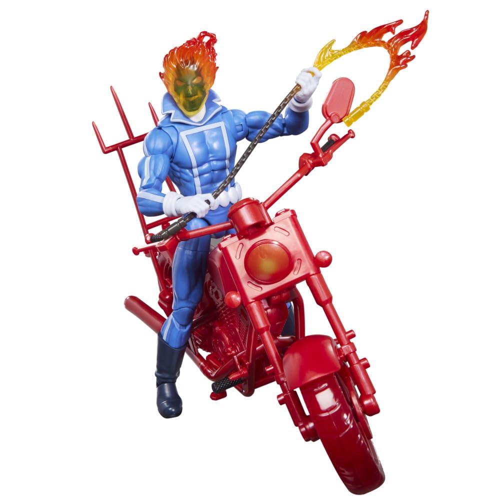 Marvel Seria Legends Ghost Avenger Johnny Blaze kolekcjonerska figurka w skali 15 cm inspirowana komiksem motocyklowym