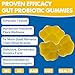 Gut Health & Probiotic Gummies, 112.5 Billion CFU, Sugar Free - 8 Strains + Prebiotics + Herbs - for Digestive, Immune, Diarrhea & Bloating - Gut Health for Women & Men, 60 Counts Probiotics Gummies