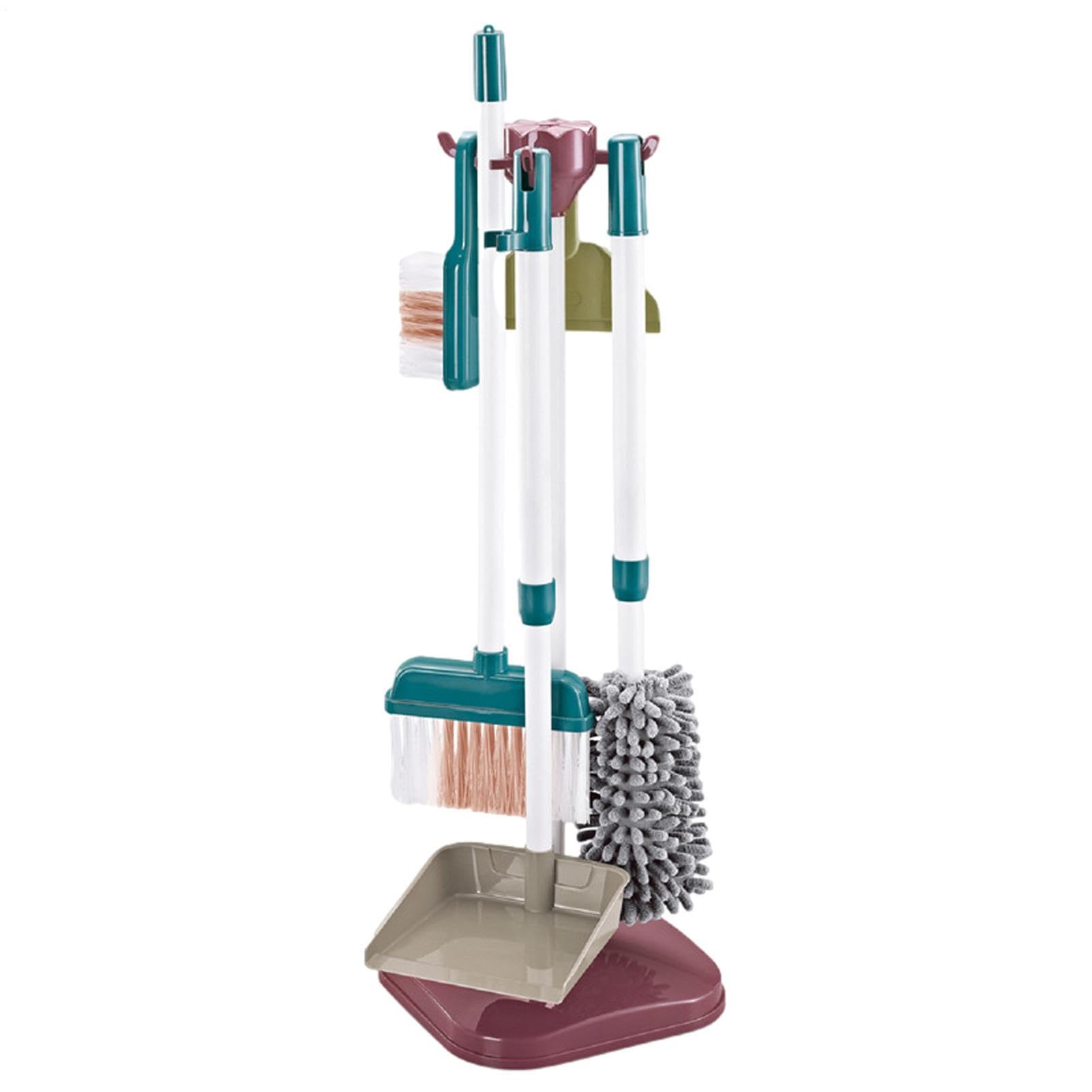 di Pulizia per Giochi Di Simulazione, Safe Children Pretend Play Kit | Giocattoli Di Pulizia, Kit Di Di Pulizia Multifunzionale Per Bambini, Set Di Scopa E Mop, Giocattoli Educativi