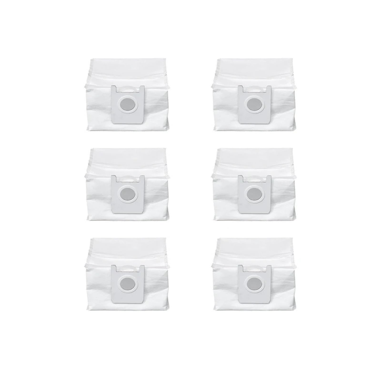 EEZII 6-12Packs Disposable Replacement Vacuum Dust Bags ，Compatible For ROIDMI，EVE Plus Robot Vacuums Cleaner SDJ01RM