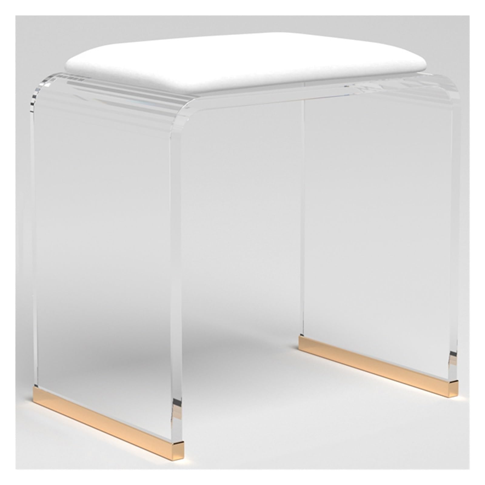 Douche rembourrée design antidérapant avec assise légère en acrylique