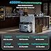 OUKITEL P5000E Pro Powerstation 5120Wh LiFePO4, 4000W Solargenerator mit 5x 230V AC Ausgängen für Reise, 100W Typ-C, mit UPS und APP Betrieb, 1 Std. 1800W Schnellladung, für Camping,Wohnmobil,Notfall