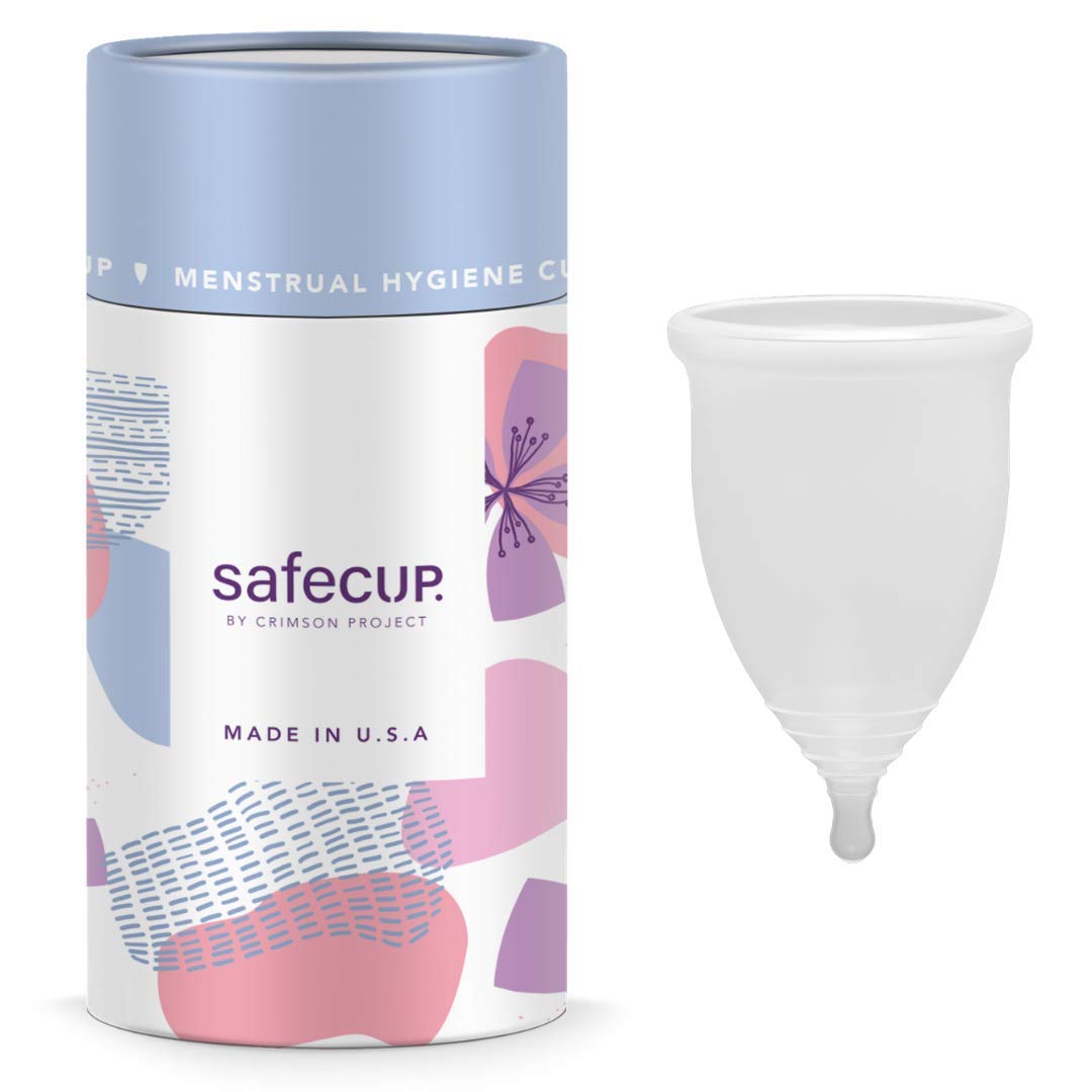 USA - Soft Reusable Menstrual Cup For Women, 100% Medical Grade Silicone, Odor and Rash Free, No leakage, US FDA Registered - Medium