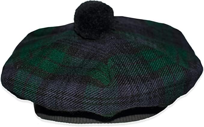 Scottish hat Scottish Traditional Tam o' Shatner Tammy Hat Made up of Tartan Acrylic Wool