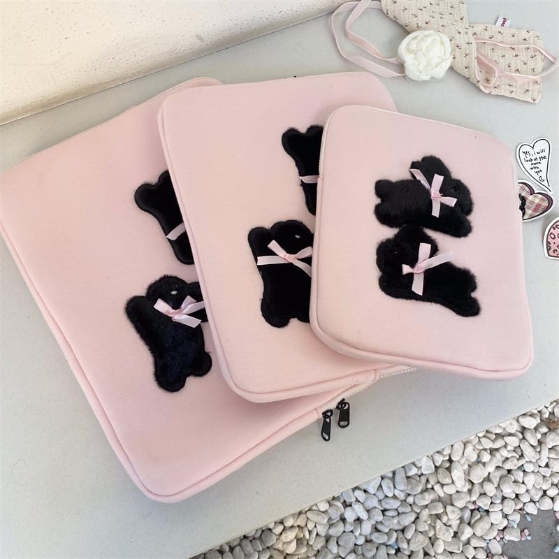 Funda acolchada para laptop con diseño conejo kawaii miniatura 2