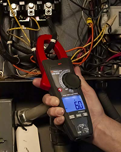 Image of Triplett CM1050 True RMS 6000 Count 1000A AC /DC Clamp Meter with Inrush, LPF, LOZ, and Certificate of Traceability to NIST