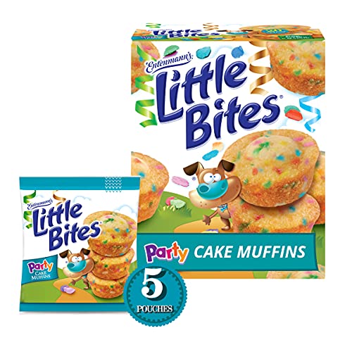Entenmann's Little Bites Party Cake Mini Muffins, Funfetti Snacks, 5 Pouches #TOP23