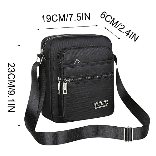 HANDSOME-LUO Borsello Uomo Tracolla - Uomo Borsa a...