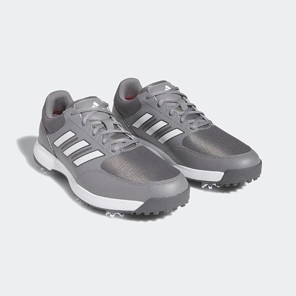 adidas Men's Tech Response 3.0 Golf Shoes, Grey Four/Footwear White/Grey Three, 11.5 Wide by adidas - Used condition - Image 5