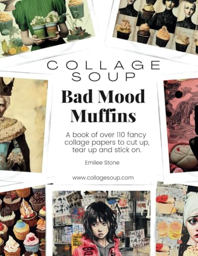 Collage papers Bad Mood Muffins livre de 110 feuilles à découper - 2