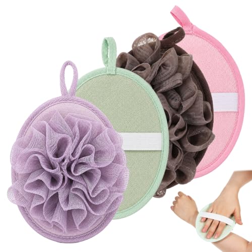 4PCS Sponge for Shower Loofah Sponge Body Sponges Shower Loofah for Women