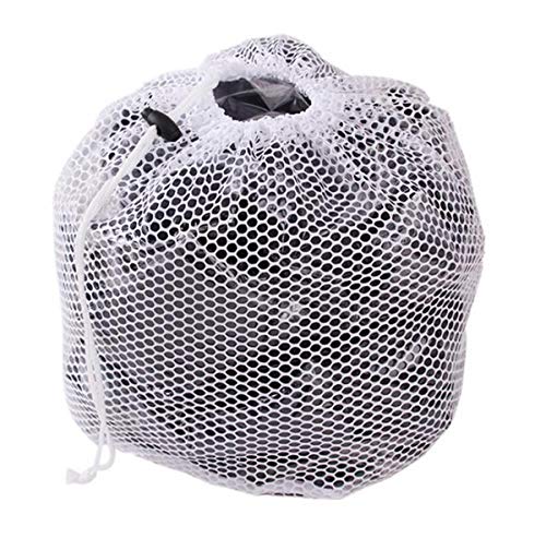 MoreLucky Sacs à linge en maille pour machine à laver Blanc Taille M Cover