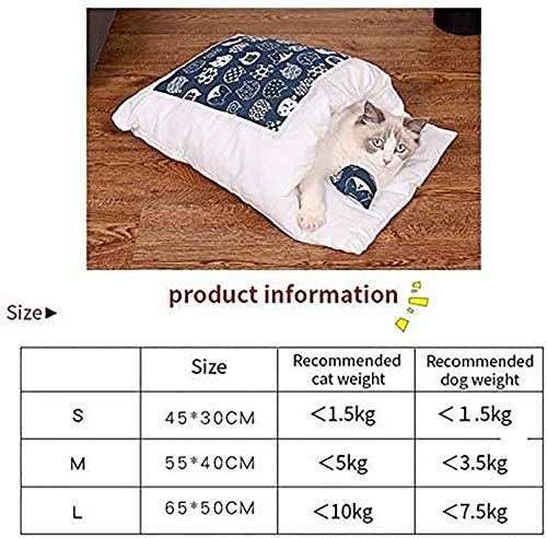 Grotte de chat pour lit de petit animal avec tapis de couchage rose