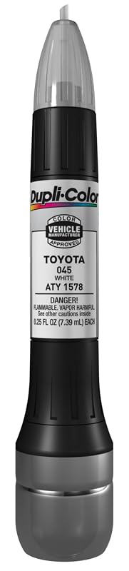 Tinta de Retoque Automotivo Dupli-Color Scratch Fix All-in-1, Branca, Brilho, para Toyota, 15 mL