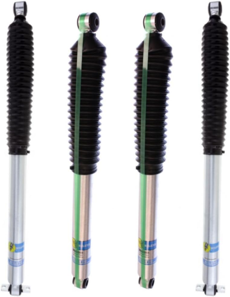 Bilstein 5100 Series Set of Front & Rear Shock Absorbers fits 2000 2005 Excursion - Fits Vehicles with 4-6" Front Lift and 3-5" Rear Lift - Monotube Design - Prevents Foaming