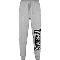 Lonsdale Pantaloni sportivi da uomo, con logo grigio (marl grey)
