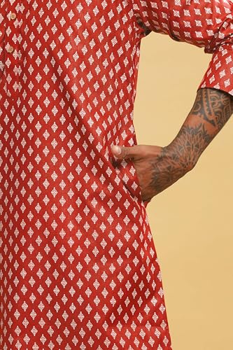 Image of BE ACTIVE Cotton Kurta for Men | Traditional and Refined Design | Indian Kurta | Full Sleeve Kurta
