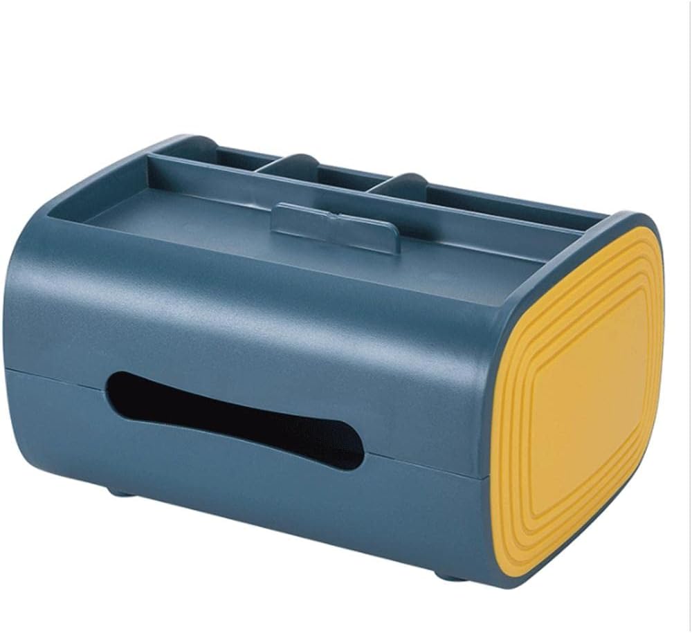 Stainless Steel Toilet Paper Holder，Recessed Toilet Paper Holder，Pretty Rectangular Tissue Box Cover Modern Tissue Box Holder Multi-Functional Tissue Holders Decorative Organizer for Tabletop Practica