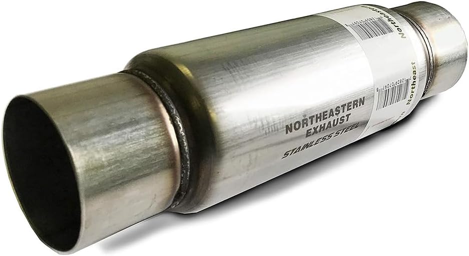 | Stainless Steel Performance 4" Resonator 12" Body 18" Long | Automotive Replacement Part