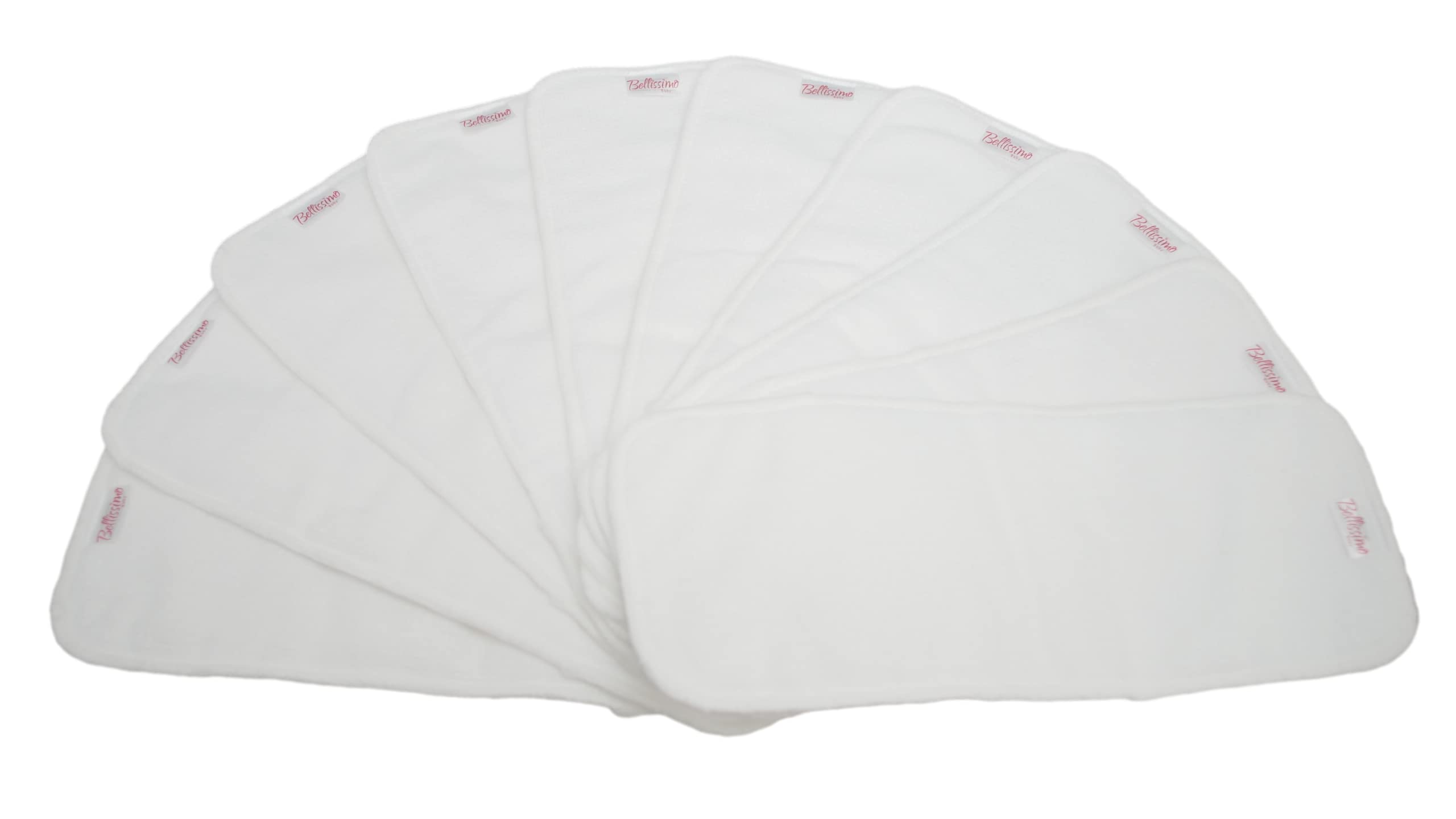 Lot de 10 inserts en microfibre 3 couches ☆ Booster super doux pour couches réutilisables