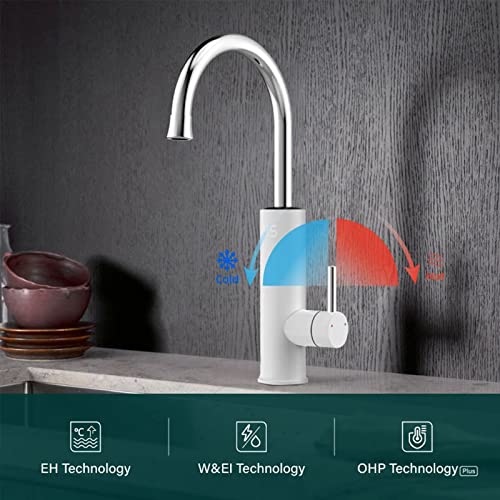 Robinet de chauffage d'eau sans réservoir 3200W à bec rotatif - 4