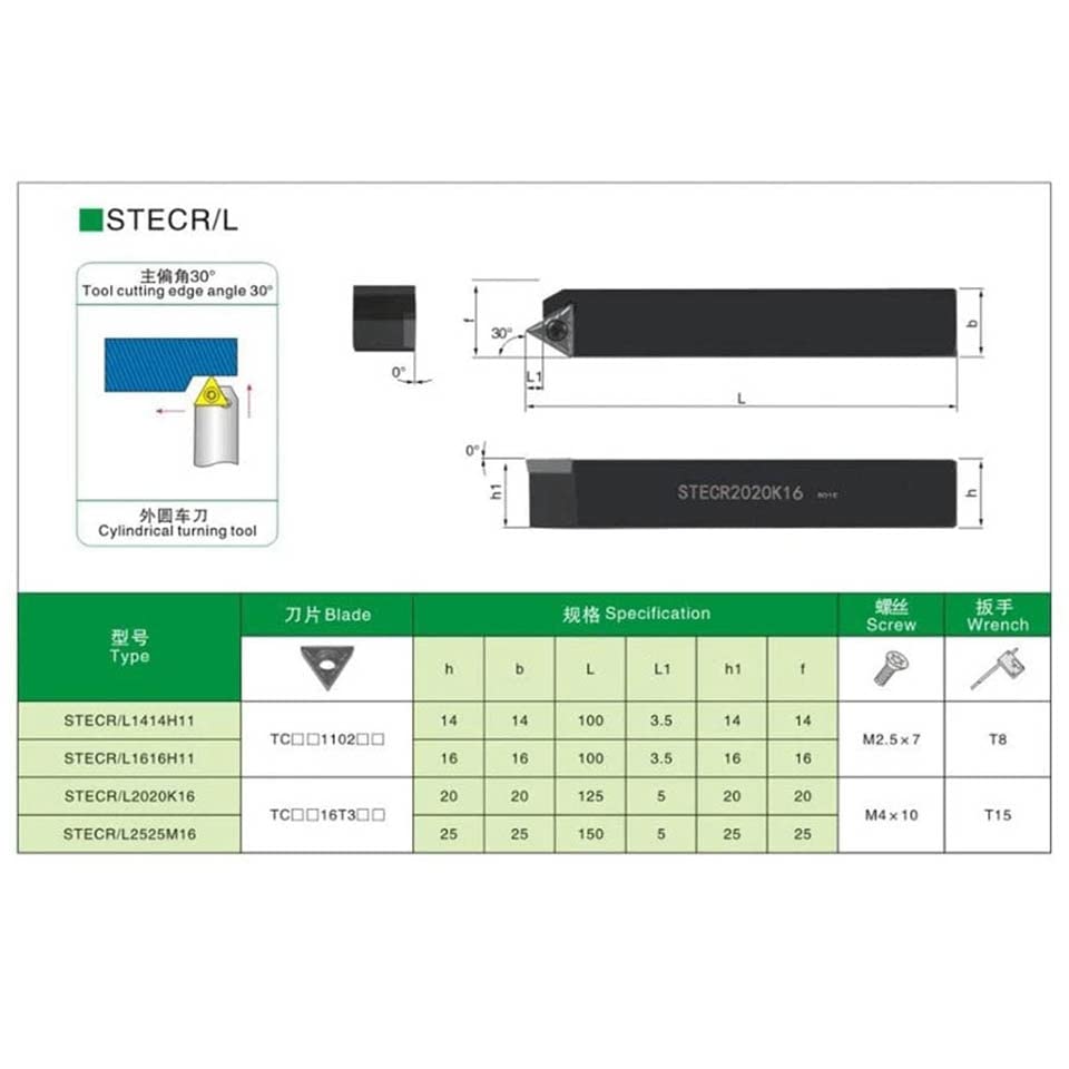 Portaherramientas para torno STECR/L2525M16 miniatura 5