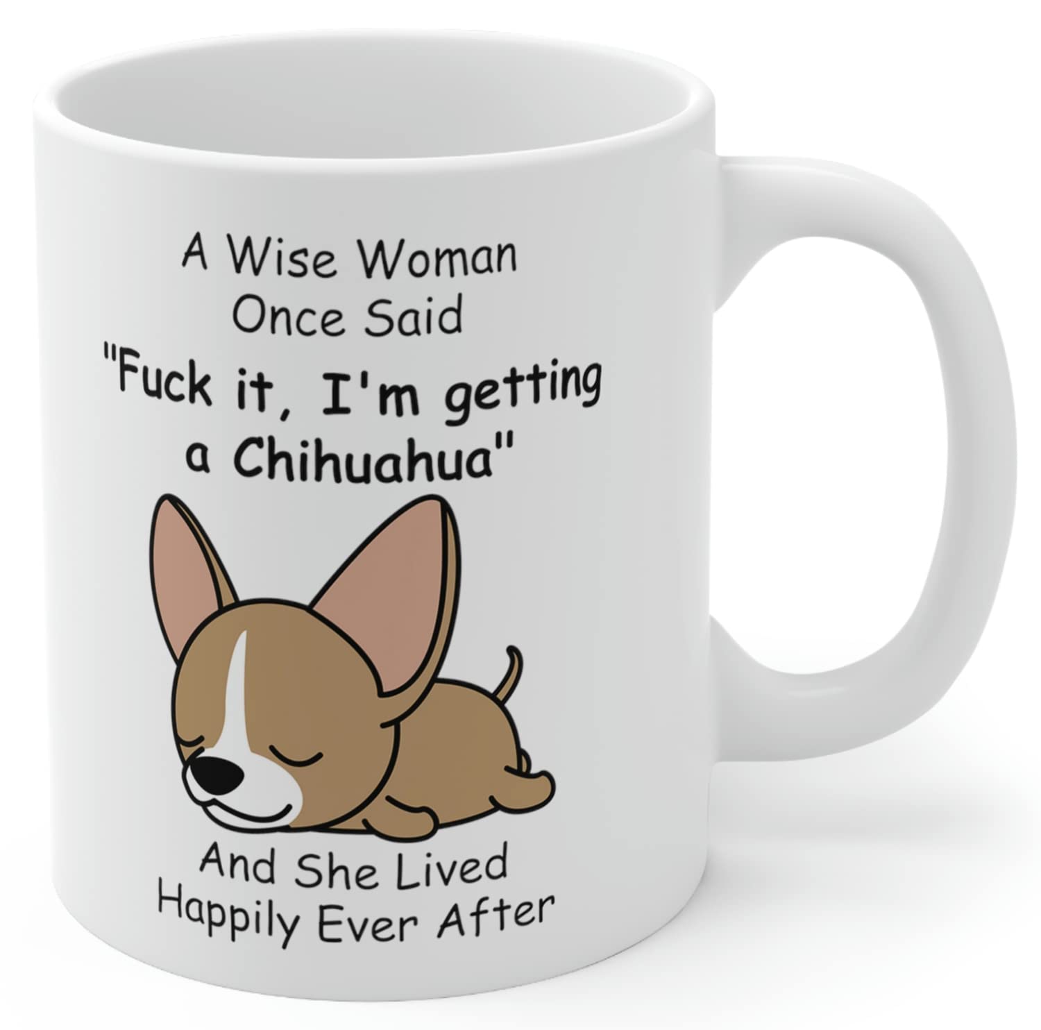 Funny Chihuahua Gifts For Women Chiwawa Lovers Dog Mom Coffee