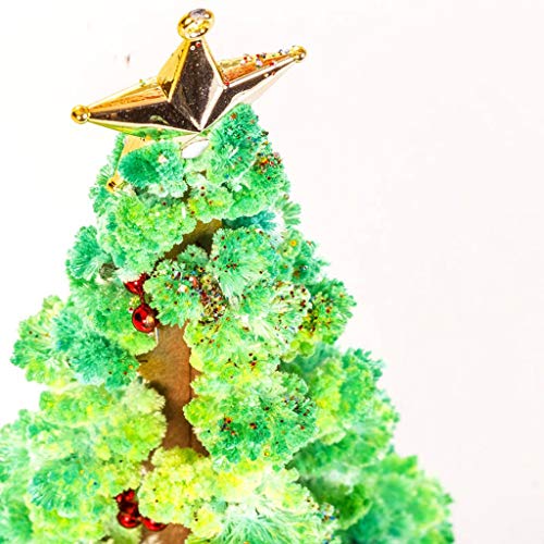 2 STÜCKE Papierbaum Ma-gic Baum Spielzeug Junge Mädchen Neuheit Weihnachtsbaum Geschenk Ma-gic Geschenk Heimdekoration Glaskugeln Weihnachtsschmuck (Mehrfarbig, 10ml)