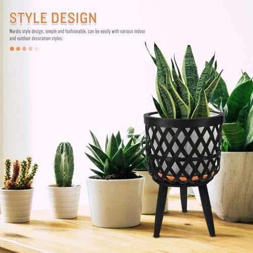Panier bois entrelacé main léger pour protéger les succulentes - 6