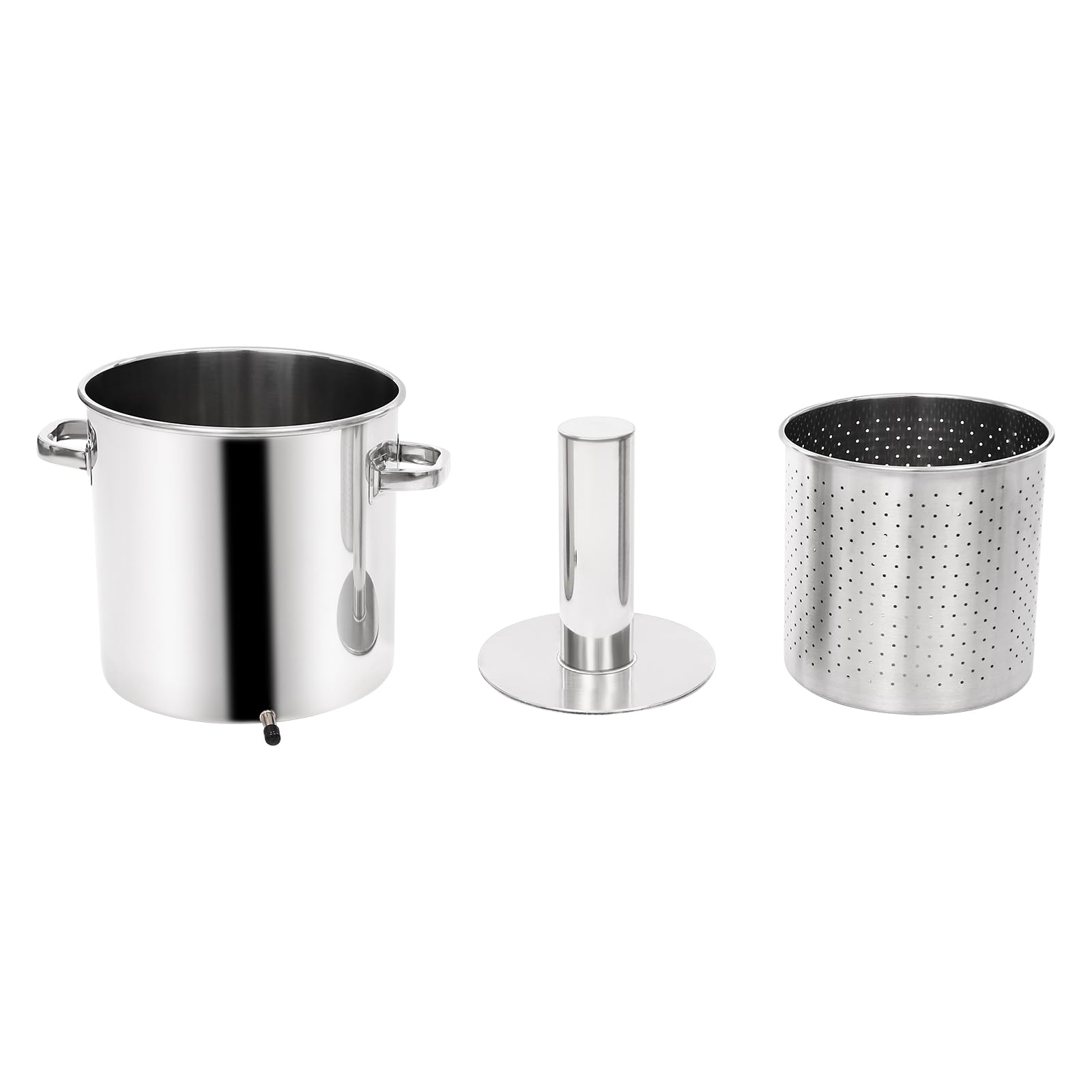 3T pressa idraulica in acciaio inox 22L spremiagrumi manuale per succo di sidro vino olio d'oliva