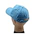 5 Pieces ESD Anti-Static Sun Caps with Hard Brim – Static-Safe Baseball Hats for Cleanrooms & Industrial Work (Blue)