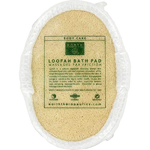 Earth Therapeutics Earth Elementals Loofah, Bath Pad, 1 each (Pack of 4)