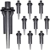 10 Sets Rock Splitter, 3/4 inch Diameter with 2 inch Depth Drill Hole Fitted Stone Splitting Tools, Spring Steel Wedge and Feather Shims Hand Tools for Masonry, Concrete Marble Granite Cutting
